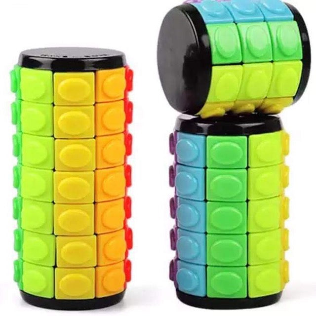 Rotate and Slide Cylinder Puzzle