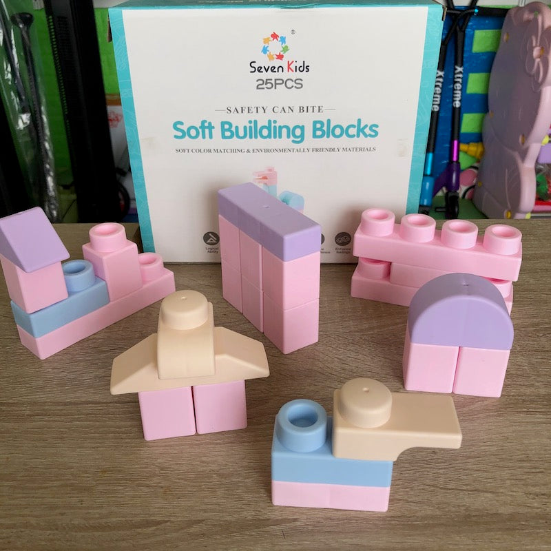 Soft Silicone Building Blocks