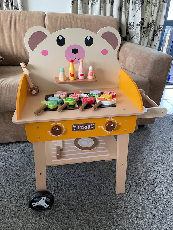 Wooden Pretend Play BBQ